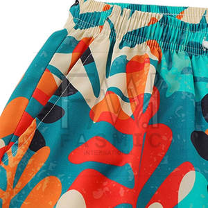 Pantalones cortos con estampado de sublimación de moda de calidad para hombres para parches personalizados, pantalones deportivos de cintura elástica de gran tamaño - Product Image 4