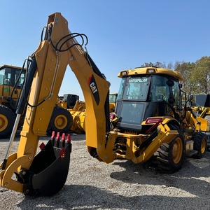 ล้อรถมือสองสำหรับรถตักล้อยาง JCB Cat Mini Loader แบบขับเคลื่อน 4 ล้อ พร้อมเครื่องยนต์ 420 skid steer crawler 416e 430f 420d 420F พร้อมอุปกรณ์ตักแบบถัง - Product Image 5