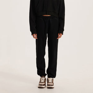 Vente en gros de pantalons de survêtement 100% coton pour femmes pantalons de yoga salon de fitness vêtements de tous les jours Service OEM - Product Image 3