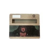 Penyangga Ponsel Kayu Multifungsi Kami Zoo, Diffuser Minyak Esensial, Penguat Akustik, Aksesori Speaker