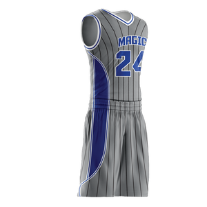 Ensembles de basket-ball d'été à logo personnalisé Maillot réversible respirant Maille à séchage rapide BSCI Short d'été Nouveau design à sublimation - Product Image 2