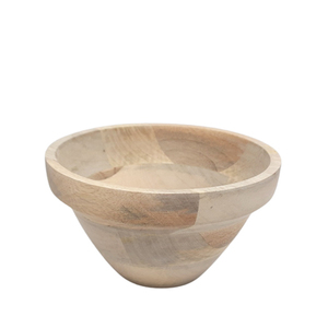 Diseño clásico Mango Wood Server Ware Cuenco redondo Color natural Ensaladera para cocina y decoración de bodas - Product Image 2
