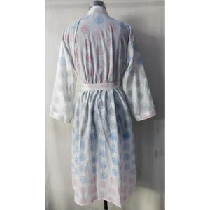 Kimono de algodón puro con estampado Floral más vendido, ropa de dormir perfecta para mujer, camisón de verano, albornoz para hombre, traje de baño - Product Image 3