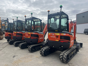 Mini-excavatrice à vendre, acheter une mini-excavatrice CE/EPA de 1,5 tonne, 2 tonnes, 3 tonnes, mini-excavatrice pas chère avec pince hydraulique à bon prix, Kubota. - Product Image 4