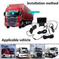 Caméra de recul HD 1280P grand angle 170° | Caméra AHD 1080P à large plage de tension 36V, robuste, étanche, vision nocturne IR pour camion, bus, poids lourd, camping-car