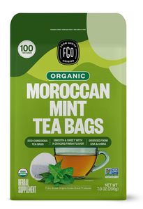 Té Verde Orgánico de Menta Marroquí FGO, 100 Unidades, Bolsitas de Té Ecológicas, Bolsa Reutilizable - Product Image 6