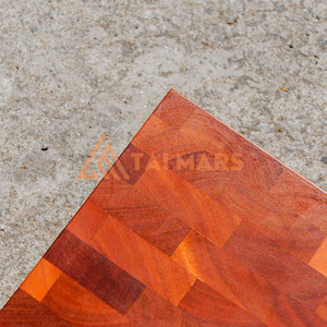 Planche à découper en bois de pin à grain d'extrémité personnalisable de grande taille Bloc de boucher en bambou écologique avec poignée pour la cuisine - Product Image 6