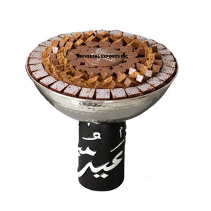 Bol à chocolat fantaisie en métal, brillant, poli à la main, bol à bonbons rond, décoratif, nouveau bol à chocolat - Product Image 5