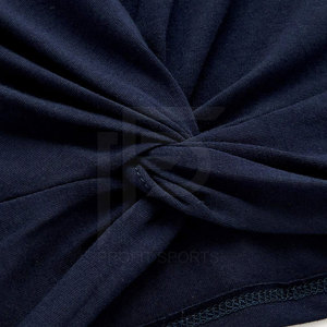 T-shirts courts à manches courtes pour femmes, vente en gros OEM, prix bas, sur mesure, respirants, séchage rapide, en toile unie teinte, 100 % coton - Product Image 4