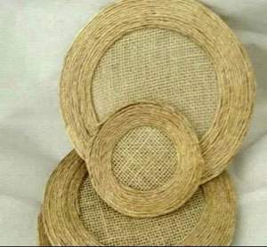 Servilleteros de ratán de forma redonda de último diseño de alta calidad para bodas y decoraciones de mesa de restaurante - Product Image 6