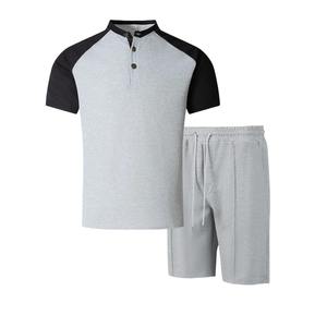 Trending Stylish Breathable <b>Shorts</b> Shirt Set Custom Casual Half Sleeves T-Shirt Sets Top Quality Wholesale <b>Shorts</b> Set for <b>Men</b> - Product Image 4