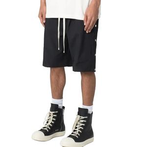 กางเกงขาสั้นผ้าไนลอนระบายอากาศได้ดีแบบลำลองสำหรับผู้ชายมีเชือกผูกสำหรับฤดูร้อน - Product Image 1