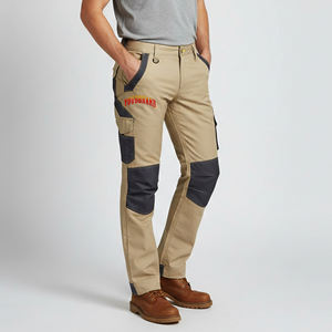 OEM Wholesale Custom ANSI Class 3 <b>Reflective</b> <b>Tapes</b> 2 Tone High Visibility Safety Waterproof Polyester Men's Pants - Product Image 1