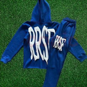 Haute qualité unisexe Baggy surdimensionné pull Sportswear Jogging costume avec sweat à capuche respirant et ensemble de pantalons de survêtement - Product Image 1