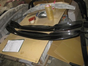 E46 M3 AK STYLE LÈVRE AVANT CARBONE (BME46M3AK-FL-C) - Product Image 6