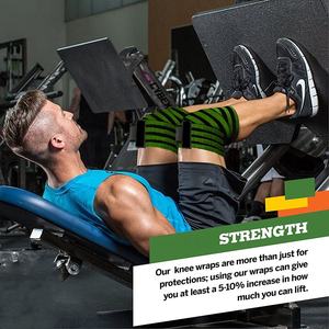 Bandages de genou pour le sport, la musculation, la musculation, les vêtements de sport, protection de genou pour la sécurité quotidienne - Product Image 5