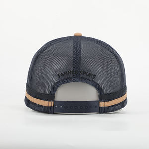 Sombreros de camionero de perfil alto personalizados de fábrica Australia 2 rayas laterales Y2K Fiestas de rendimiento PK Canvas Jersey Velour Terry Fabric - Product Image 6