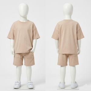 Conjunto de Pantalones Cortos Personalizados con Logotipo para Hombres, Mujeres y Niños, Ropa Casual de Moda Urbana, Pantalones Cortos de Dos Piezas, Diseños de Verano - Product Image 1