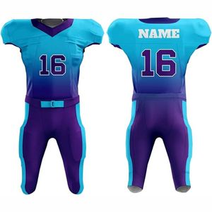 Maillot de football américain unisexe OEM/ODM le plus vendu – Offre spéciale – Sublimé, respirant, manches courtes, uniforme personnalisable, grandes tailles - Product Image 1