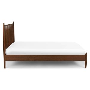 Cadre de lit en bois de Suar en teck acajou couleur naturelle meubles de lit minimalistes modernes durables en bois de couleur naturelle pour hôtel ou villa 210108 - Product Image 2