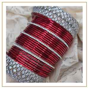 100% ที่มีคุณภาพสูงดีไซน์ล่าสุดชุดกำไลแฟชั่นขนาดและสีที่กำหนดเองกำไลข้อมือทำด้วยมือชุด chudiyan - Product Image 3