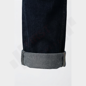 Pantalones Vaqueros de Mezclilla para Hombre 2025, Corte Recto Ajustado, Largos, Cómodos, Transpirables, Tallas Grandes, Personalizados, OEM, al por Mayor, Lavados, con Botones - Product Image 6