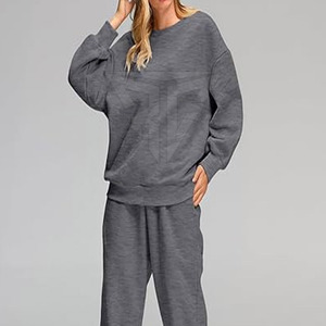 Jersey cómodo de alta calidad, traje de sudor para mujer, diseño ajustado a la moda para entrenamiento de invierno - Product Image 2