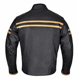 2026 Unisex <b>Black</b> Leather Windproof Motorcycle Riding <b>Jacket</b> Customizable Export Bulk Orders All Seasons - Product Image 3