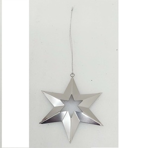 New Arrivals Modern Movable Christmas Laser-Out <b>Mirror</b> Polish <b>Hexagonal</b> Star Ornament for Hanging Decoration - Product Image 5