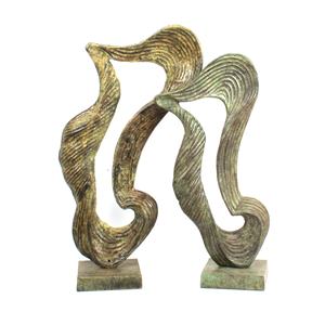 Cast Aluminum Handmade <b>Sculpture</b> With Customized <b>Gold</b> Finishing Home Decorative <b>Sculpture</b> for Sale - Product Image 3