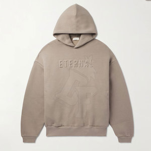Sudadera con capucha en relieve para hombre de calidad superior, tela suave, cómoda, ajuste holgado, Capucha ajustable y mangas largas para ropa de calle - Product Image 1