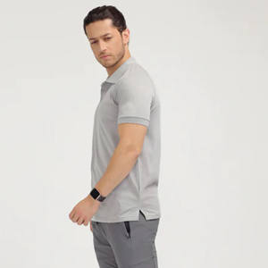 2024 superventas Casual de manga corta para Polos tela de punto bordada de alta calidad MOQ bajo y precio bajo para 2025 - Product Image 5