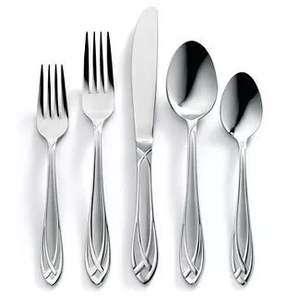 Juego de cubiertos de metal de acero inoxidable económico para eventos a gran escala, comedores escolares y reuniones de festivales - Product Image 2