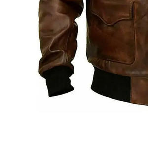 Chaqueta de Cuero Genuino Premium para Hombre, Resistente al Viento e Impermeable, Tinte Liso para Invierno, Disponible en Todas las Tallas, Oferta en Línea - Product Image 6