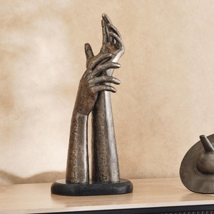 Escultura de alta calidad de Metal dorado de moda, pieza hecha a mano llamativa, centro de mesa decorativo Ideal para espacios - Product Image 6