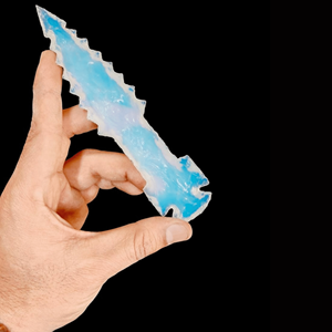 Punta de flecha hecha a mano Opalite, símbolo de misterio, regalo hecho a mano, calidad superior, decoración espiritual de 5,5 a 6 pulgadas - Product Image 3