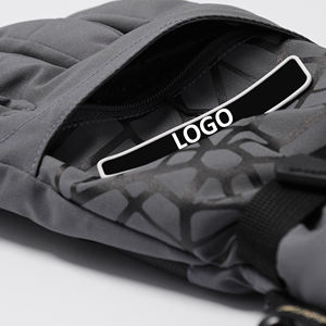 Good Quality Cheap Custom Ski Gloves Waterproof Shearling Fur and Polyester Leather Palm Warm Winter Snow Snowmobile <b>Mittens</b> - Product Image 2