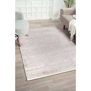 Tapis moderne multicolore Netline ZE012 60% viscose 40% acrylique pour chambre à coucher, bureau, chambre d'enfant, entrée - Product Image 1