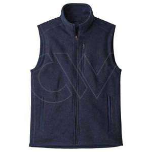Custom Logo Embroidery and Warm Winter Fleece <b>Waistcoat</b> <b>Men's</b> Wholesale Sleeveless for Outdoor Clothing Logo Fleece Vest - Product Image 4