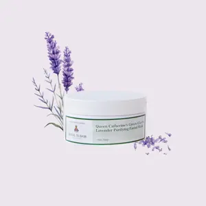 Masque purifiant pour le visage à l'argile verte et à la lavande de la Reine Catherine (en poudre) 100g - Product Image 2