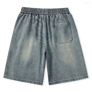 Pantalones Cortos de Verano para Hombre, Estilo Urbano, con Pedrería, Lavado Ácido, Bordado, Estampado Personalizado, Apliques, Servicio OEM - Product Image 2