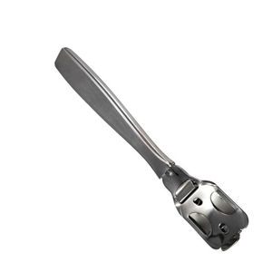 Callus Shaver Stainless Steel Ergonomic Handle Reliable Grooming Performance Pedicure Callus Cutter Professional Foot Care <b>Tool</b> - Product Image 3