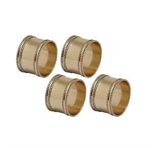 Most Selling Luxury Silver Polished Metal <b>Napkin</b> Ring Holder Elegant Tabletop Decorative Accessory for Wedding <b>Party</b> Villas Use - Product Image 5