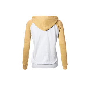 Unisex Hooded <b>Zip</b>-<b>Up</b> Sweatshirt Raglan Sleeve <b>White</b> Purple Solid Color Casual Regular Fit Breathable French Terry Autumn Knitted - Product Image 4
