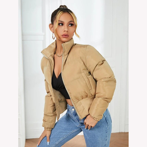 แจ็กเก็ตขนเป็ดของผู้หญิงผ้าสวมใส่สบายอบอุ่นระบายอากาศได้ดี - Product Image 1