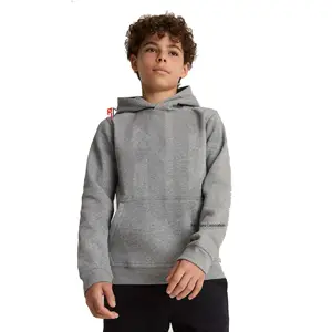 Children Winter Outdoor Plain Long Sleeve Pullover Sportswear Casual Wear Light Weight Workout Boy Kid Hoodie