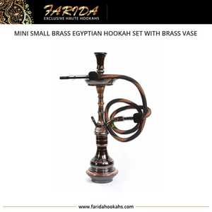 Mini-ensemble de narguilé égyptien en laiton de haute qualité avec design unique et finition laquée, fournisseur le plus vendu - Product Image 2