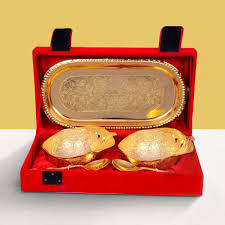 Bol à chocolat martelé en laiton poli plaqué or et argent Caractéristique de voyage écologique - Product Image 3