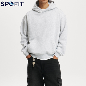 Sweats à capuche respirants pour hommes en gros avec logo personnalisé, couleur unie de haute qualité, vêtements décontractés pour hommes, sweat à capuche pour garçons - Product Image 3