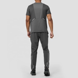 ชุดวอร์ม2ชิ้นสำหรับผู้ชายมีซิปรูดกางเกงกันลมยืดหยุ่น - Product Image 2